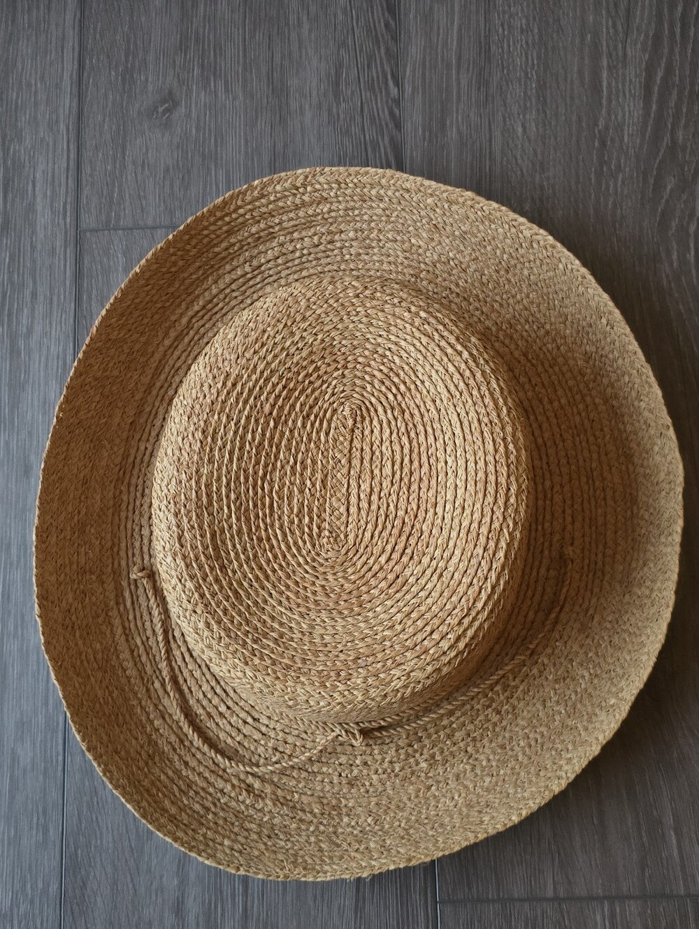 Kaminski 100% Raffia Wide Brim Sun Hat Made in Australia Natural Straw Vacation - Picture 11 of 12